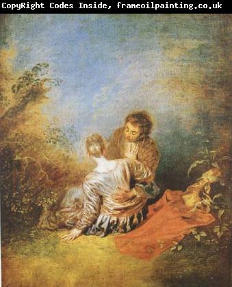 Jean-Antoine Watteau The Indiscretion (mk08)